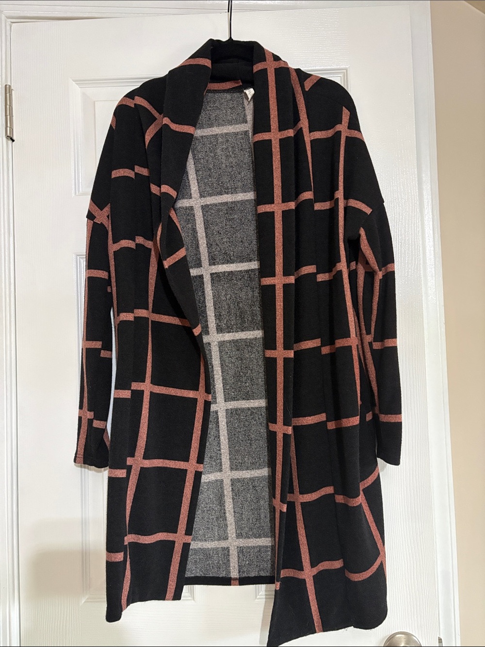 Pink Blush Maternity Long Knit Cardigan